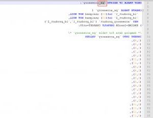 PrestaShop 1.6.x. How to change database tables prefix in dump.sql file-2